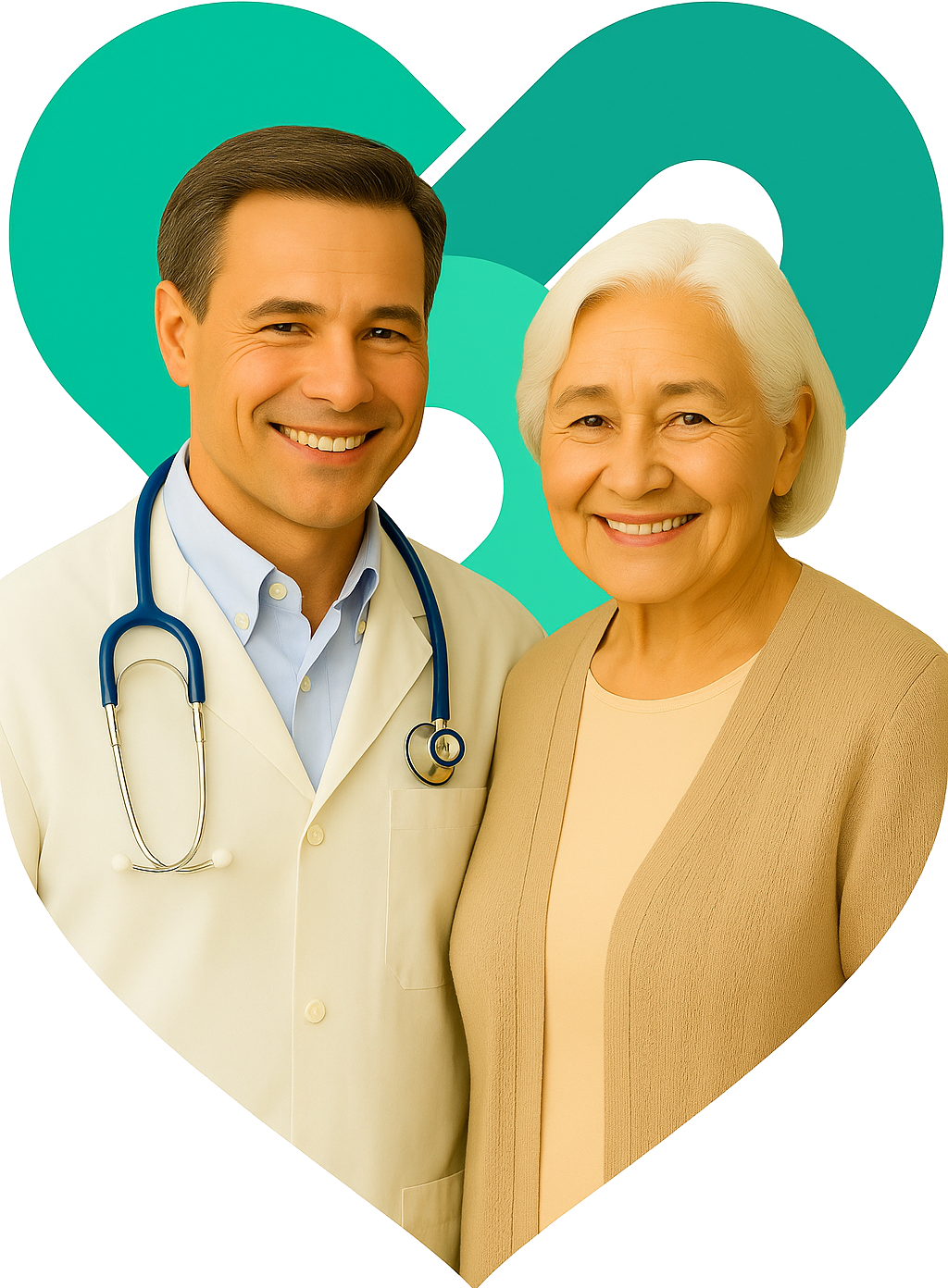 Médico conversando com paciente em ambiente acolhedor da clínica Doctor Center Med